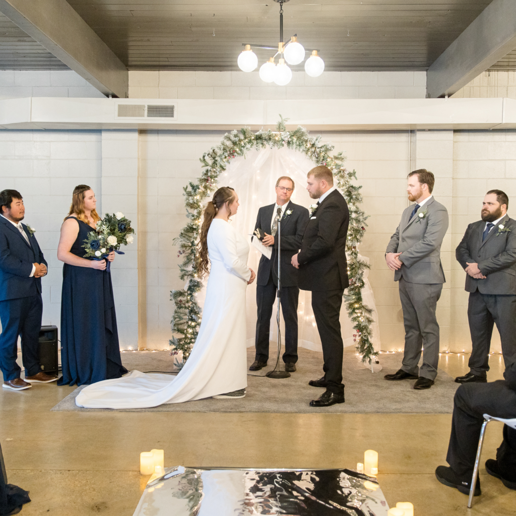 Thomas and Bailee's Winter Wedding Ceremony