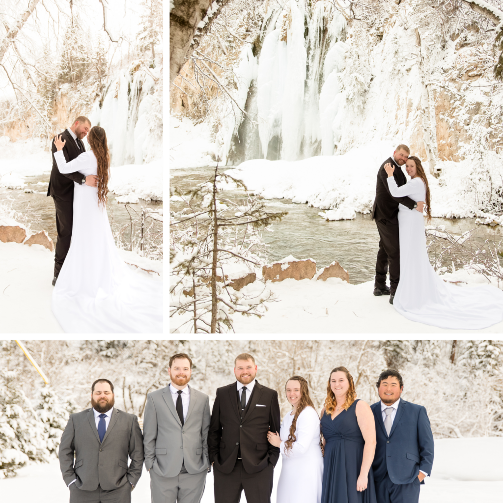 A Beautiful wedding day located at Spearfish Canyon Lodge