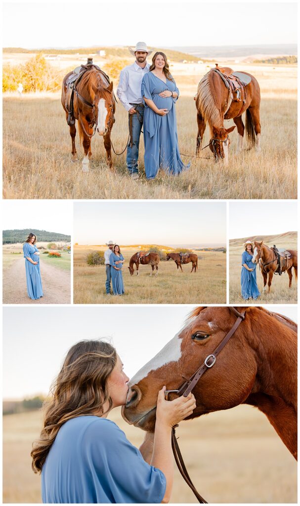 western styled maternity photo session