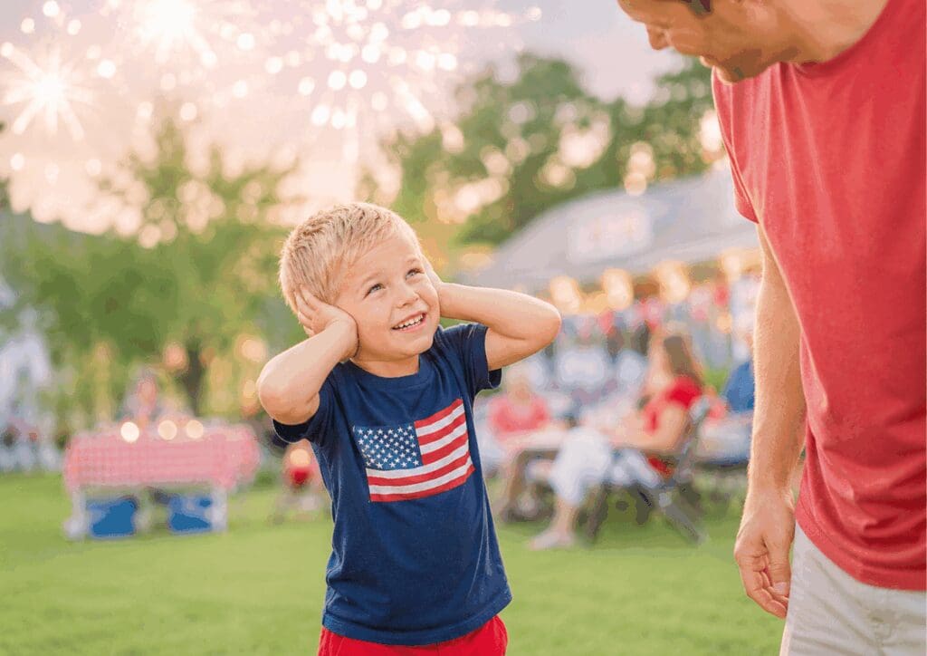 RDP Boy enjoying Fireworks